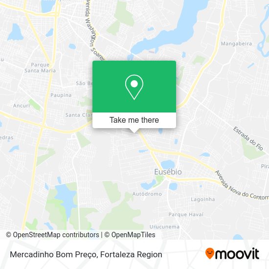 Mercadinho Bom Preço map