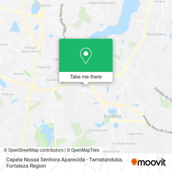 Capela Nossa Senhora Aparecida - Tamatanduba map