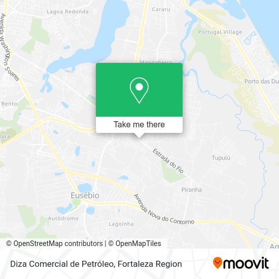 Diza Comercial de Petróleo map