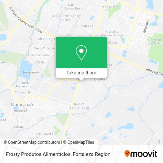 Frosty Produtos Alimentícios map