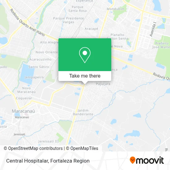 Central Hospitalar map