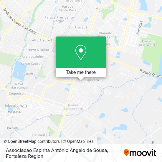 Associacao Espirita Antônio Angelo de Sousa map