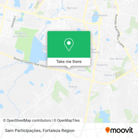 Sam Participações map