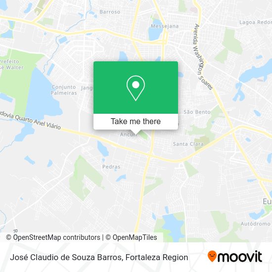 José Claudio de Souza Barros map