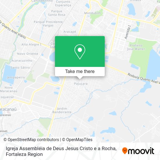 Igreja Assembléia de Deus Jesus Cristo e a Rocha map