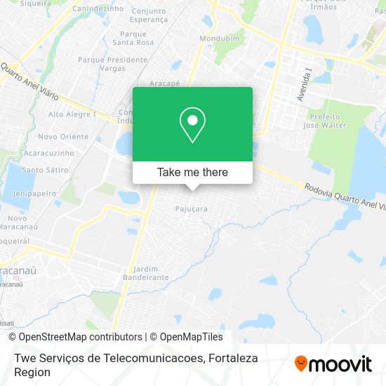 Twe Serviços de Telecomunicacoes map