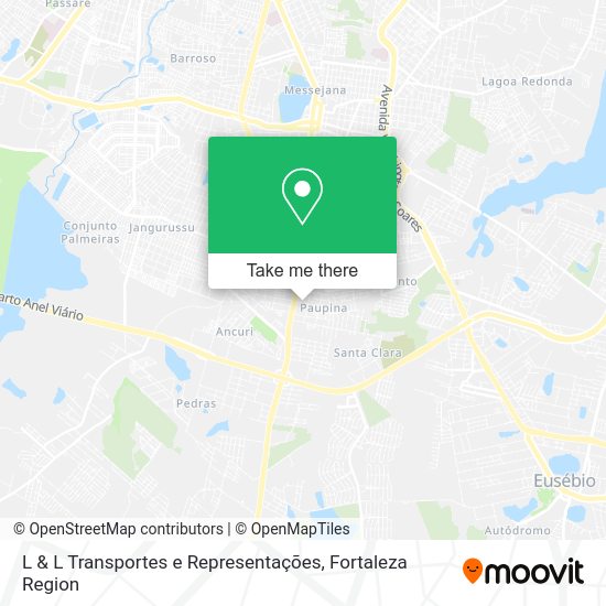 L & L Transportes e Representações map