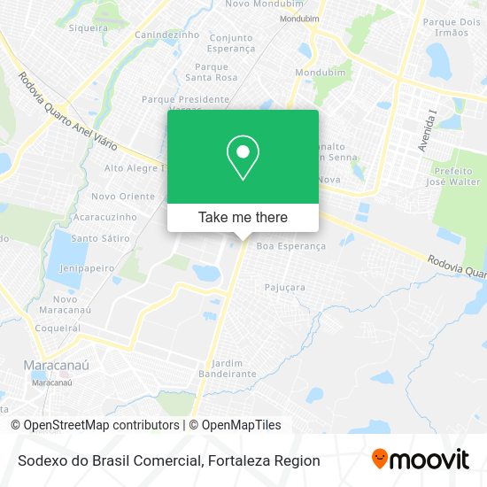 Sodexo do Brasil Comercial map