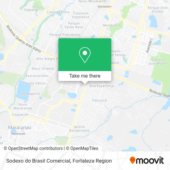 Sodexo do Brasil Comercial map