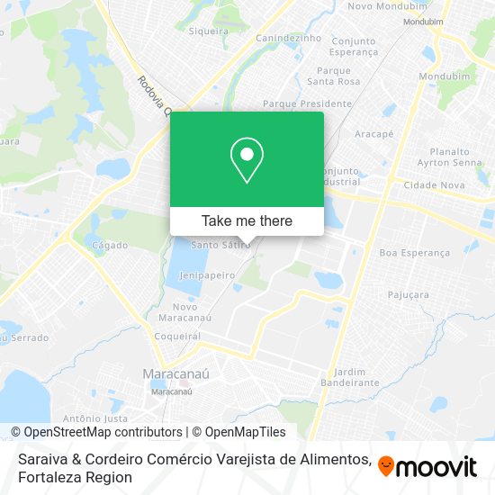 Saraiva & Cordeiro Comércio Varejista de Alimentos map