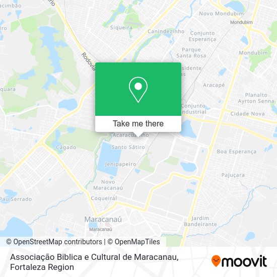 Associação Biblica e Cultural de Maracanau map
