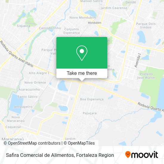 Safira Comercial de Alimentos map
