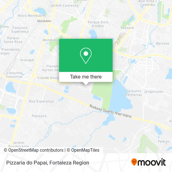 Pizzaria do Papai map