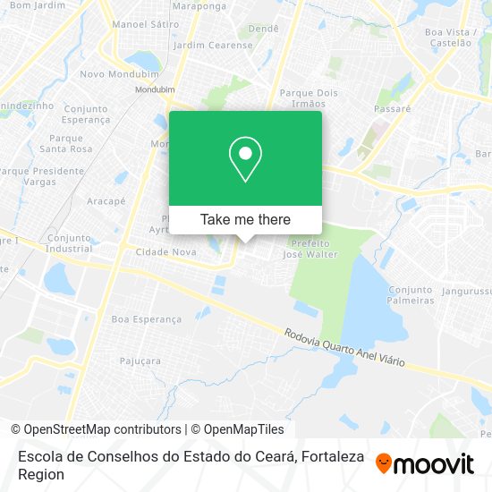 Escola de Conselhos do Estado do Ceará map