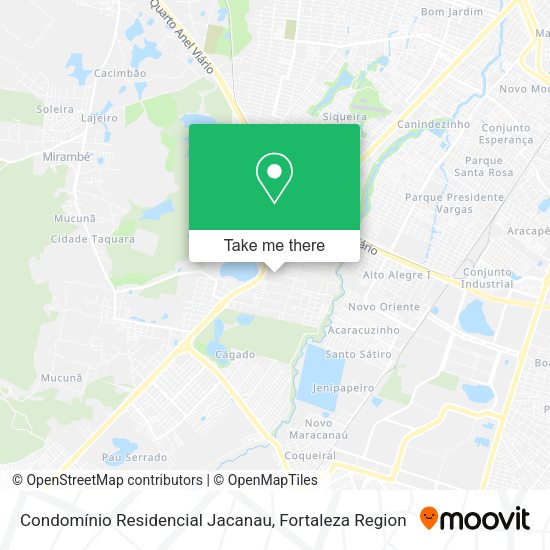 Condomínio Residencial Jacanau map