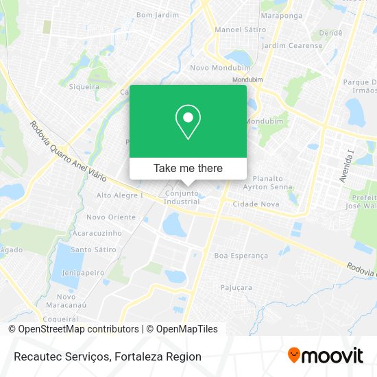 Recautec Serviços map