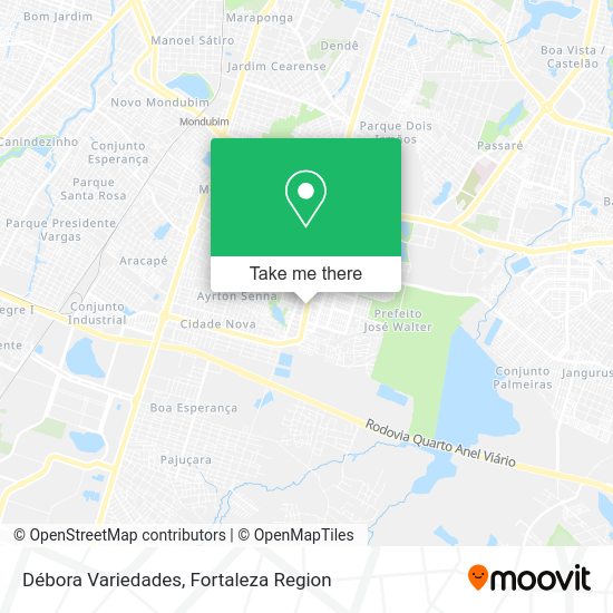 Débora Variedades map