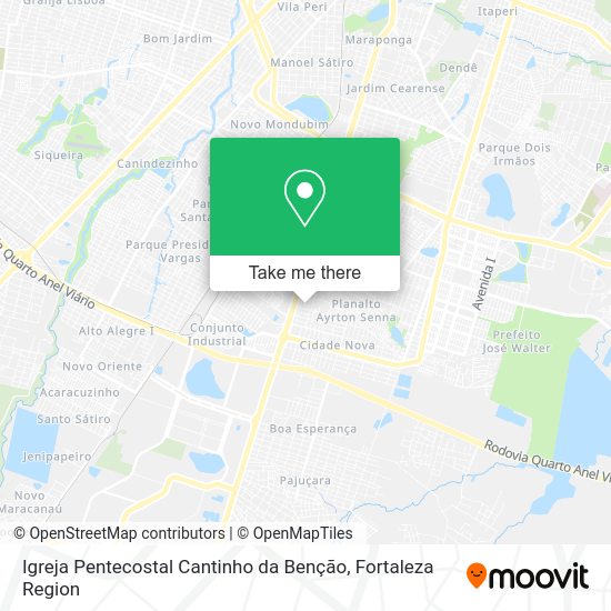 Igreja Pentecostal Cantinho da Benção map