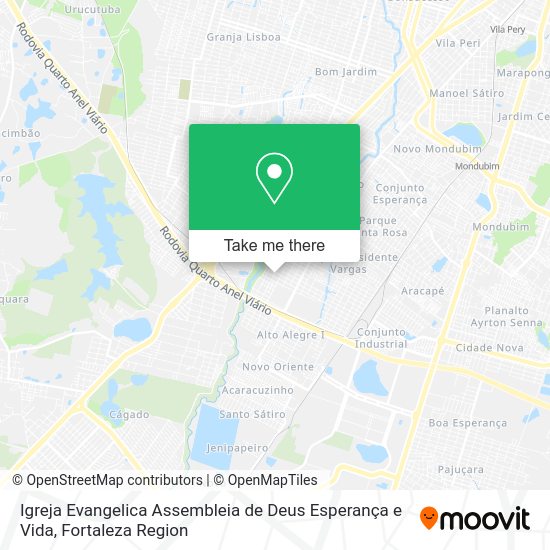 Igreja Evangelica Assembleia de Deus Esperança e Vida map