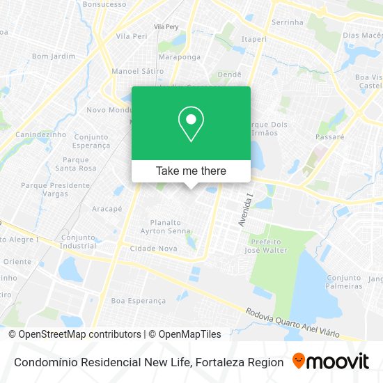 Condomínio Residencial New Life map