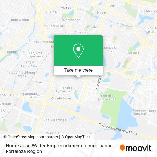 Home Jose Walter Empreendimentos Imobiliários map