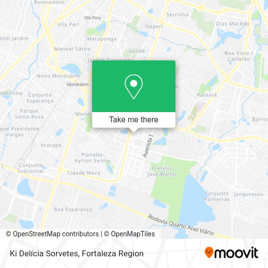 Ki Delícia Sorvetes map