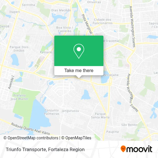 Triunfo Transporte map