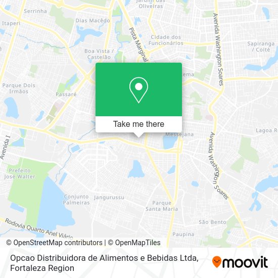 Opcao Distribuidora de Alimentos e Bebidas Ltda map