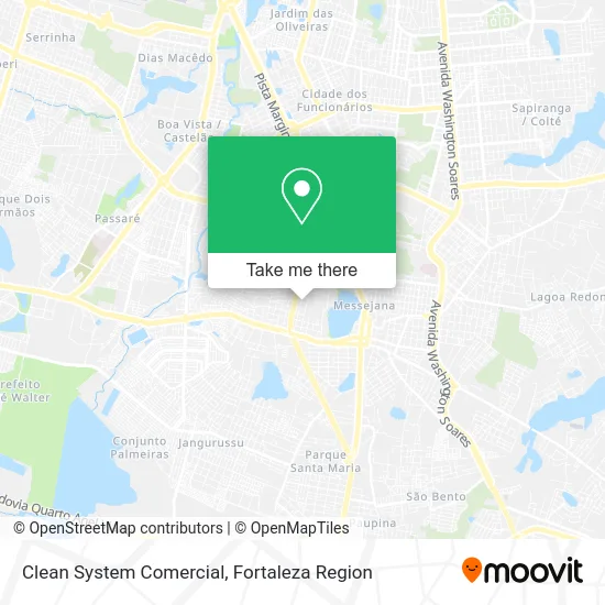 Clean System Comercial map