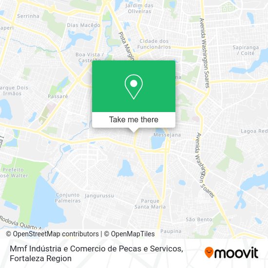 Mmf Indústria e Comercio de Pecas e Servicos map
