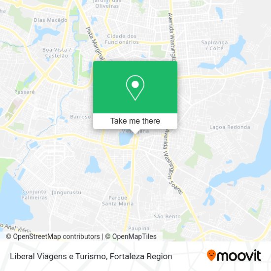 Liberal Viagens e Turismo map