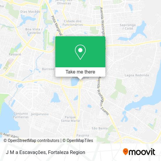 J M a Escavações map