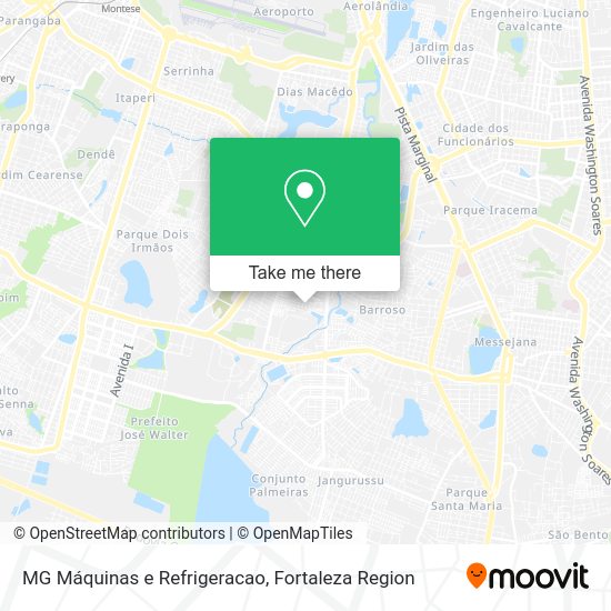 MG Máquinas e Refrigeracao map