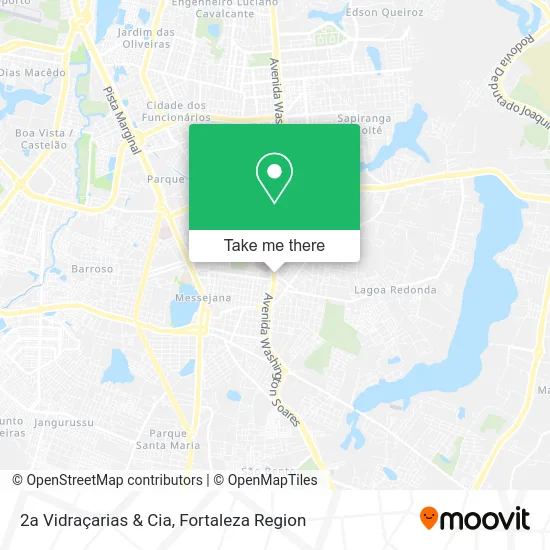 2a Vidraçarias & Cia map