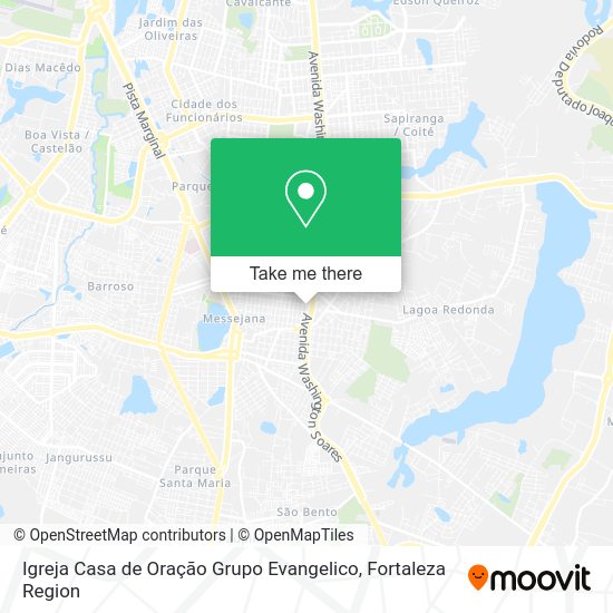 Igreja Casa de Oração Grupo Evangelico map