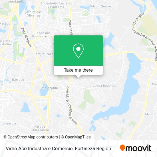 Vidro Aco Indústria e Comercio map