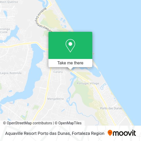Aquaville Resort Porto das Dunas map