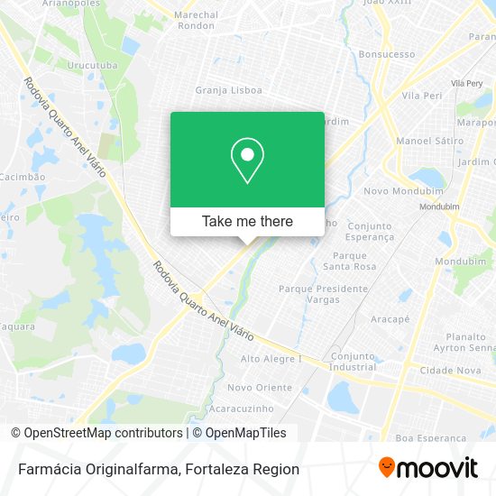Farmácia Originalfarma map