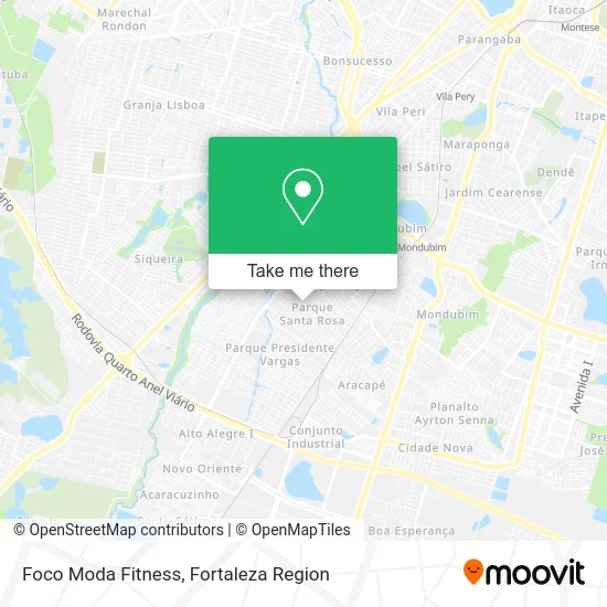 Foco Moda Fitness map