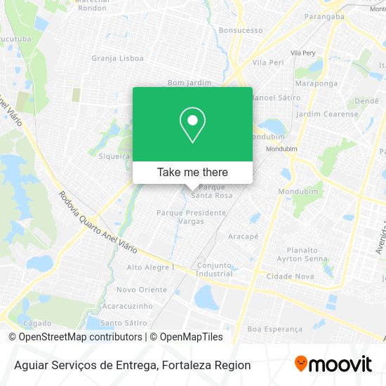 Aguiar Serviços de Entrega map