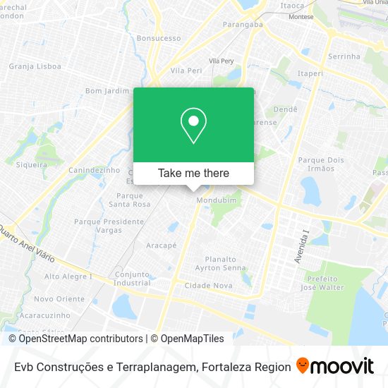 Evb Construções e Terraplanagem map