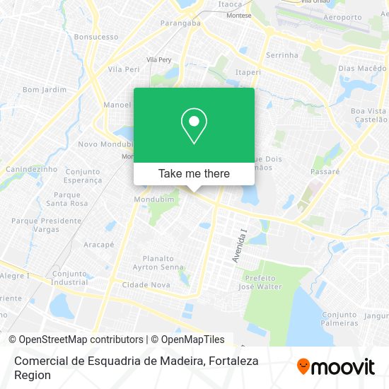 Comercial de Esquadria de Madeira map