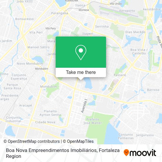 Boa Nova Empreendimentos Imobiliários map