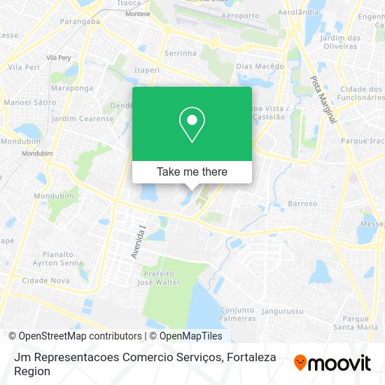 Jm Representacoes Comercio Serviços map