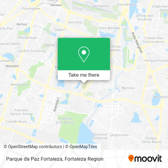 Parque da Paz Fortaleza map