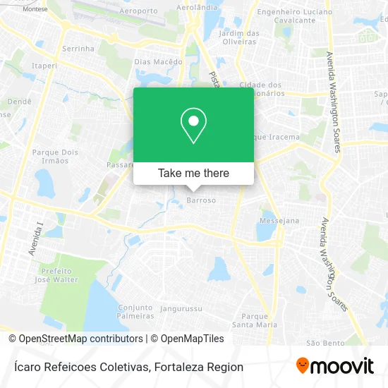 Ícaro Refeicoes Coletivas map