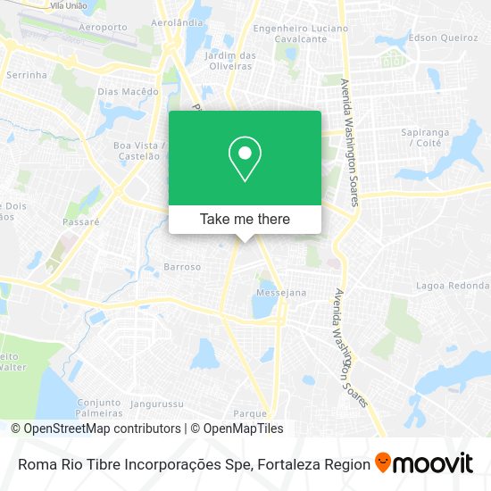 Roma Rio Tibre Incorporações Spe map