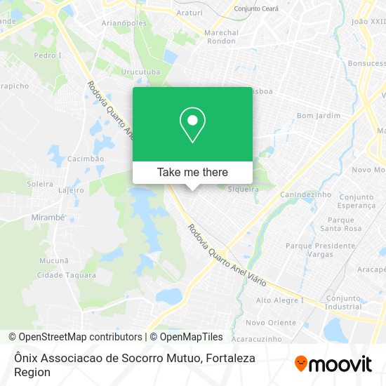 Ônix Associacao de Socorro Mutuo map