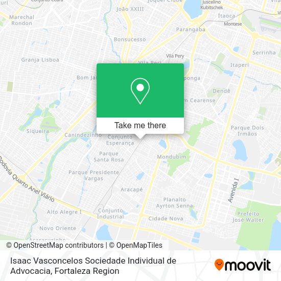 Isaac Vasconcelos Sociedade Individual de Advocacia map