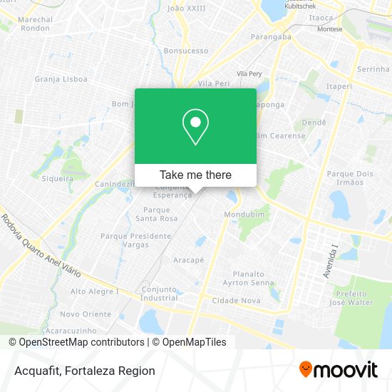 Acquafit map